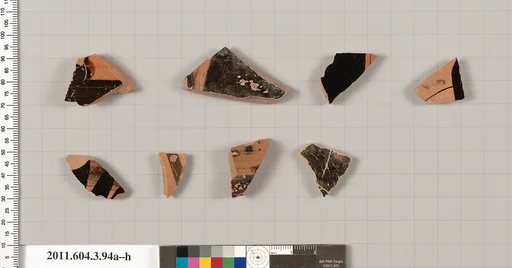 Terracotta fragments of amphorae (jars)