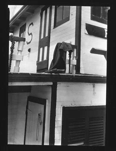 [Detail of Ship's Cabin Architecture: "RUTH SHAW"]