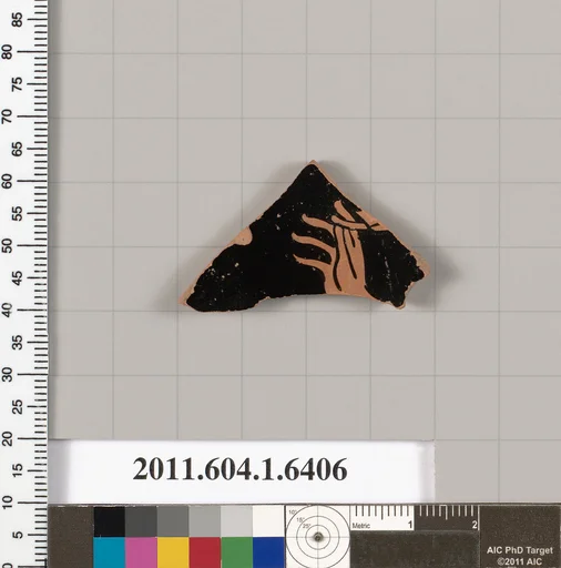 Terracotta fragment of a kylix (drinking cup)