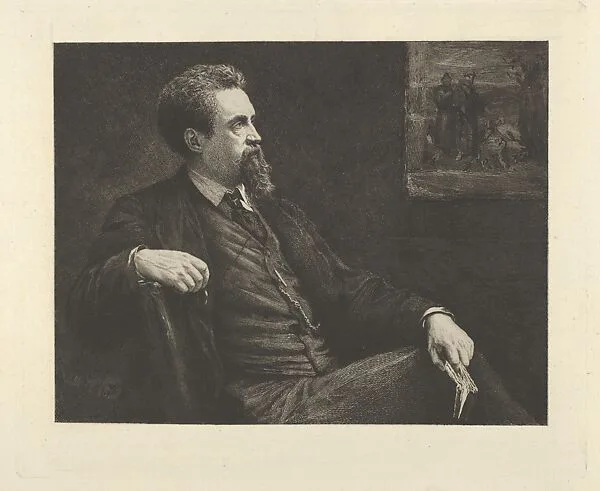 Portrait of Henry Stacy Marks, from "The Portfolio" — Benjamin Damman|Walter William Ouless|Henry Stacy Marks