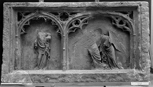 Funerary Relief from the Tomb of Milon de Donzy (d. 1337-38), dean of the Cathedral of Nevers