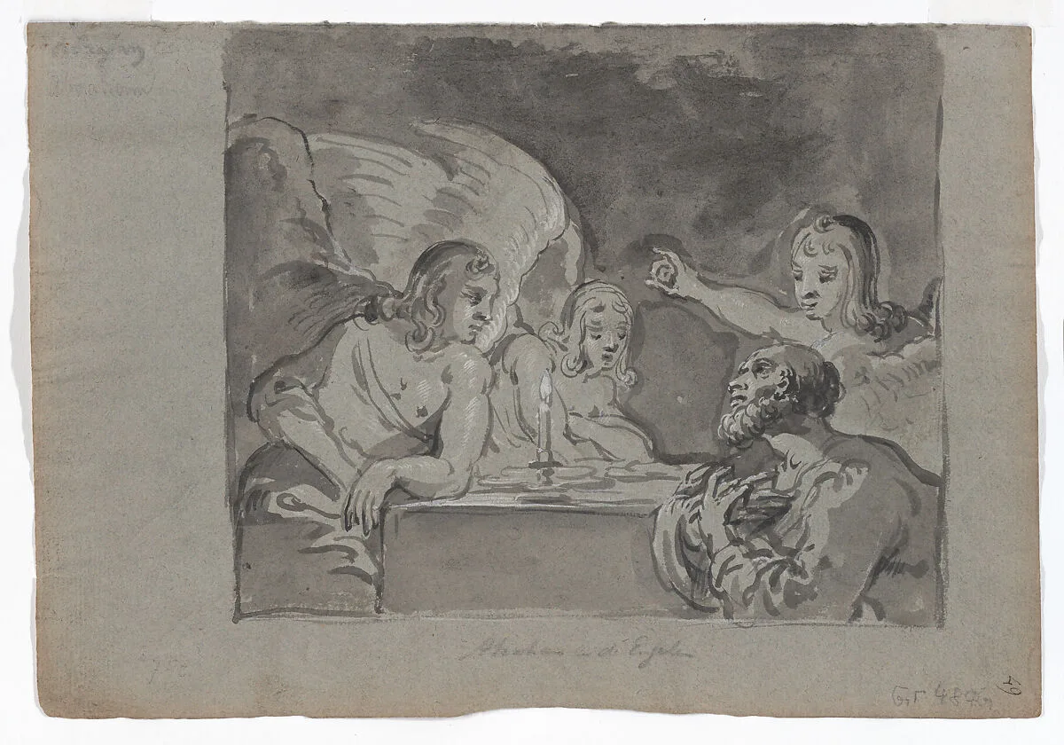 Abraham Entertaining the Three Angels — Leonaert Bramer