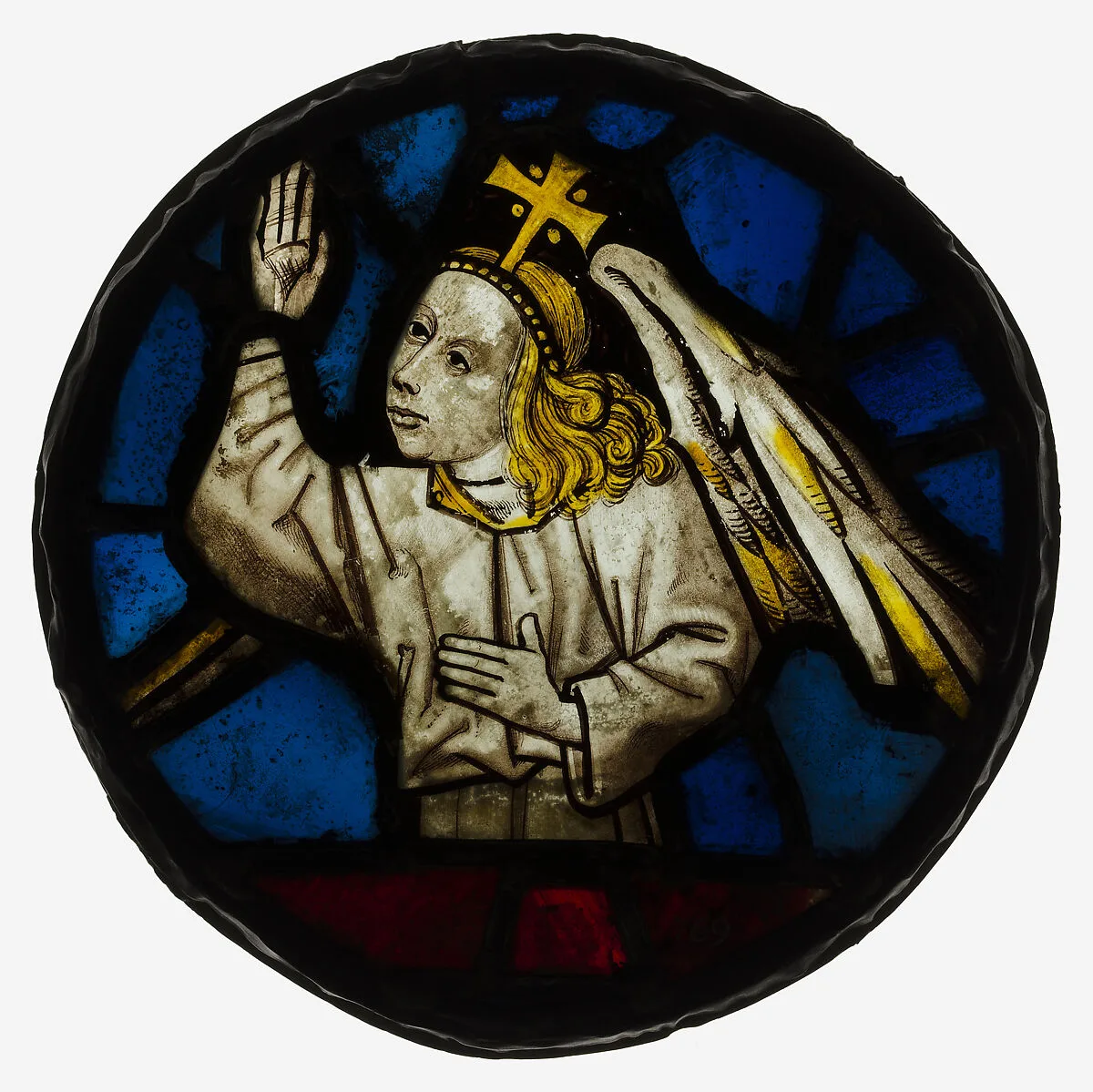 Roundel with an Angel — Unknown