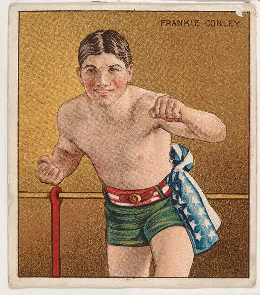 Frankie Conley, Boxing, from Mecca & Hassan Champion Athlete and Prize Fighter collection, 1910 — Mecca Cigarettes