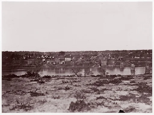[View Across Rappahannock River to Fredericksburg, Virginia]