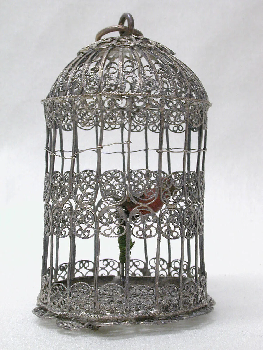 Miniature birdcage (part of a set) — Unknown