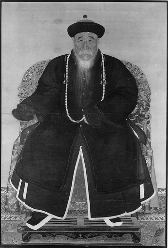 清 佚名 滿清官員像 軸|Portrait of a Manchu Official