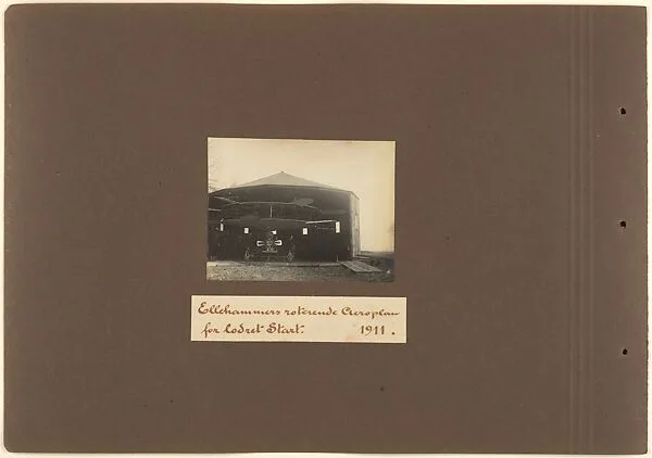 Ellehammers roterende Aeroplan for lodret Start. 1911. — Jacob Christian Hansen Ellehammer|Vilhelm Ellehammer