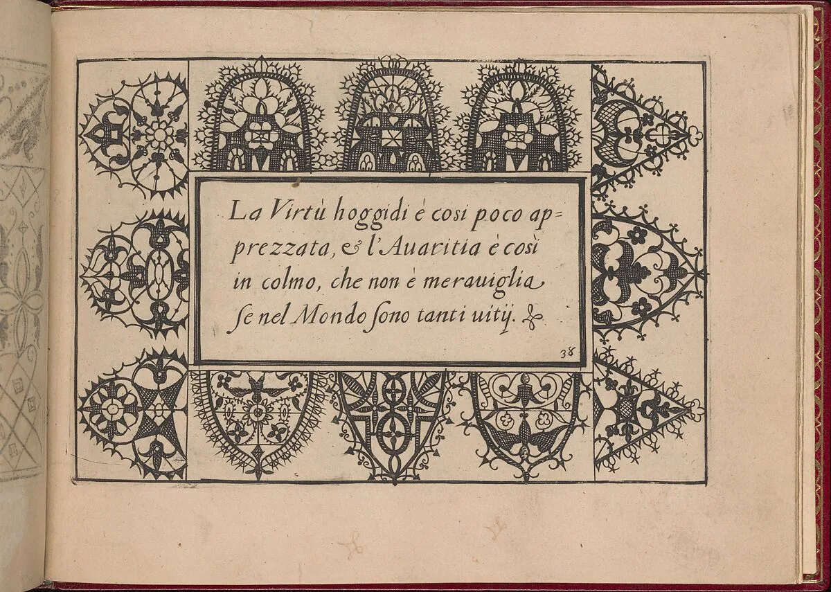 Ghirlanda: Di sei vaghi fiori scielti da piu famosi Giardini d'Italia, page 46 (recto) — Pietro Paulo Tozzi|Libraria del Giesu