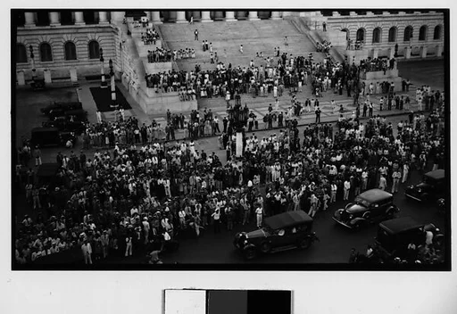 [Public Spectacle on Capitol Steps, From Above, Havana]