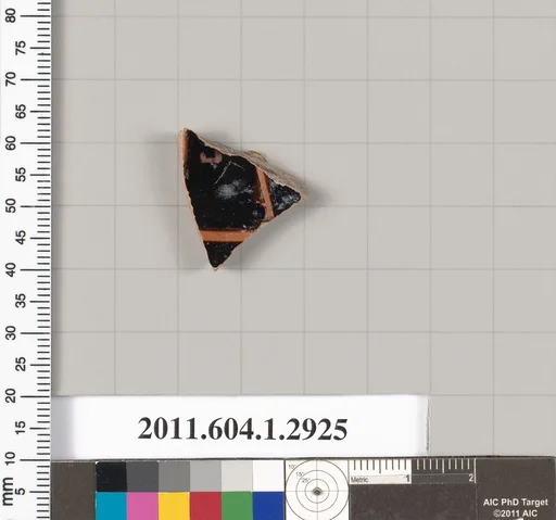 Terracotta fragment of a kylix (drinking cup)