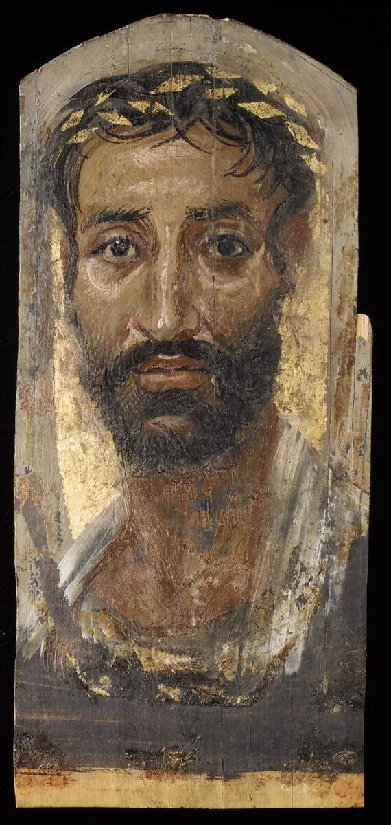 Portrait of a thin-faced man — Unknown