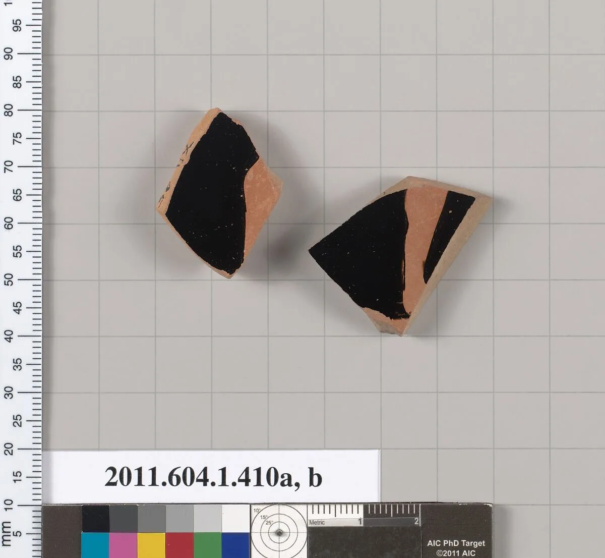 Terracotta fragment of a kylix (drinking cup) — Unknown