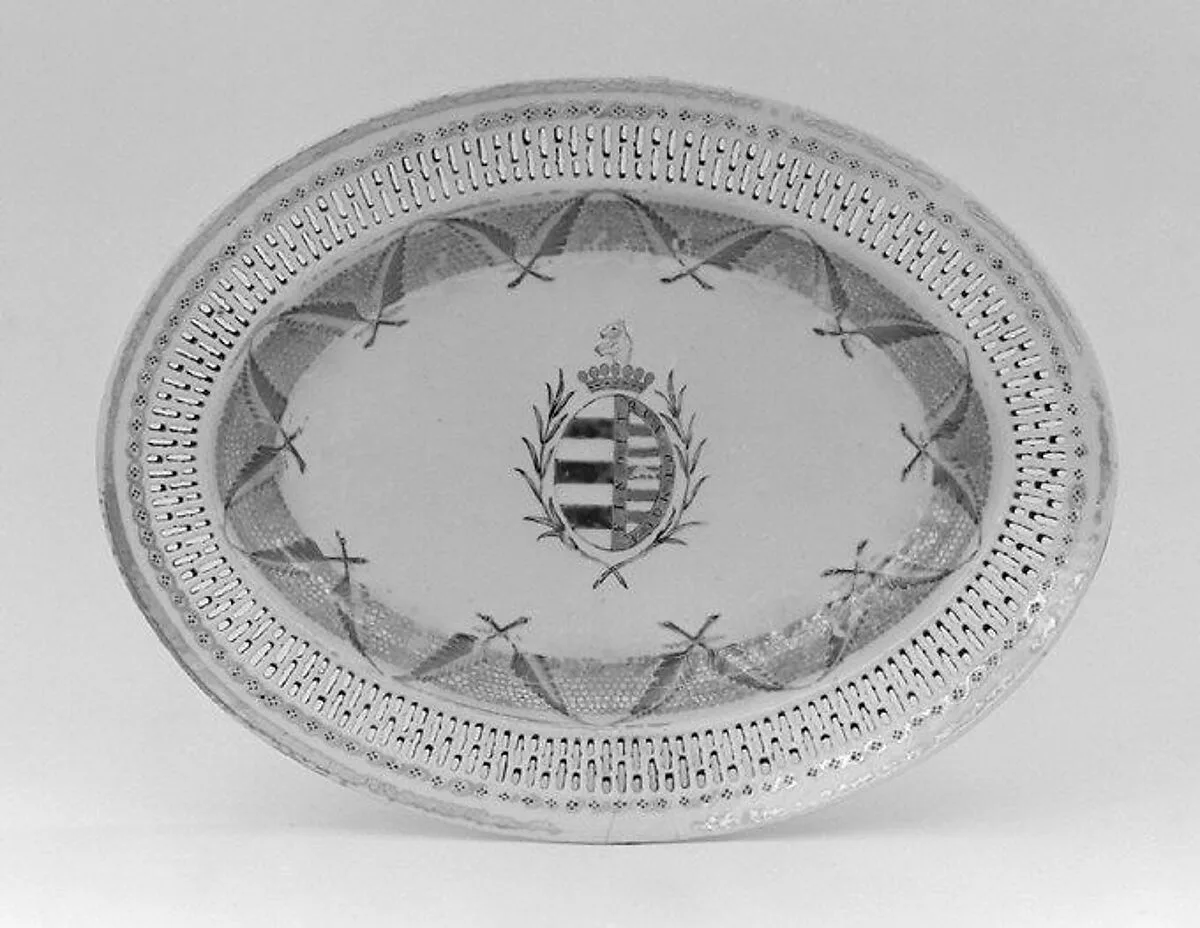 Tray for a fruit basket (part of a service) — Unknown