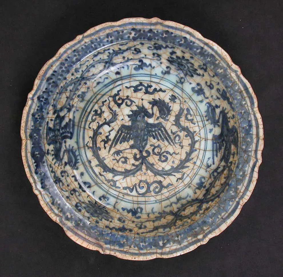 Dish with Phoenixes — Unknown