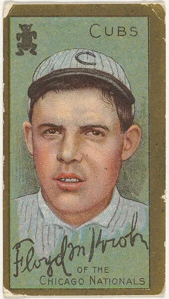 Floyd M. Kroh, Chicago Cubs, National League, from the "Baseball Series" (Gold Borders) set (T205) issued by the American Tobacco Company — American Tobacco Company