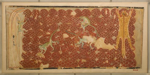 Provisions from Nubia Stored in the Temple, Tomb of Rekhmire