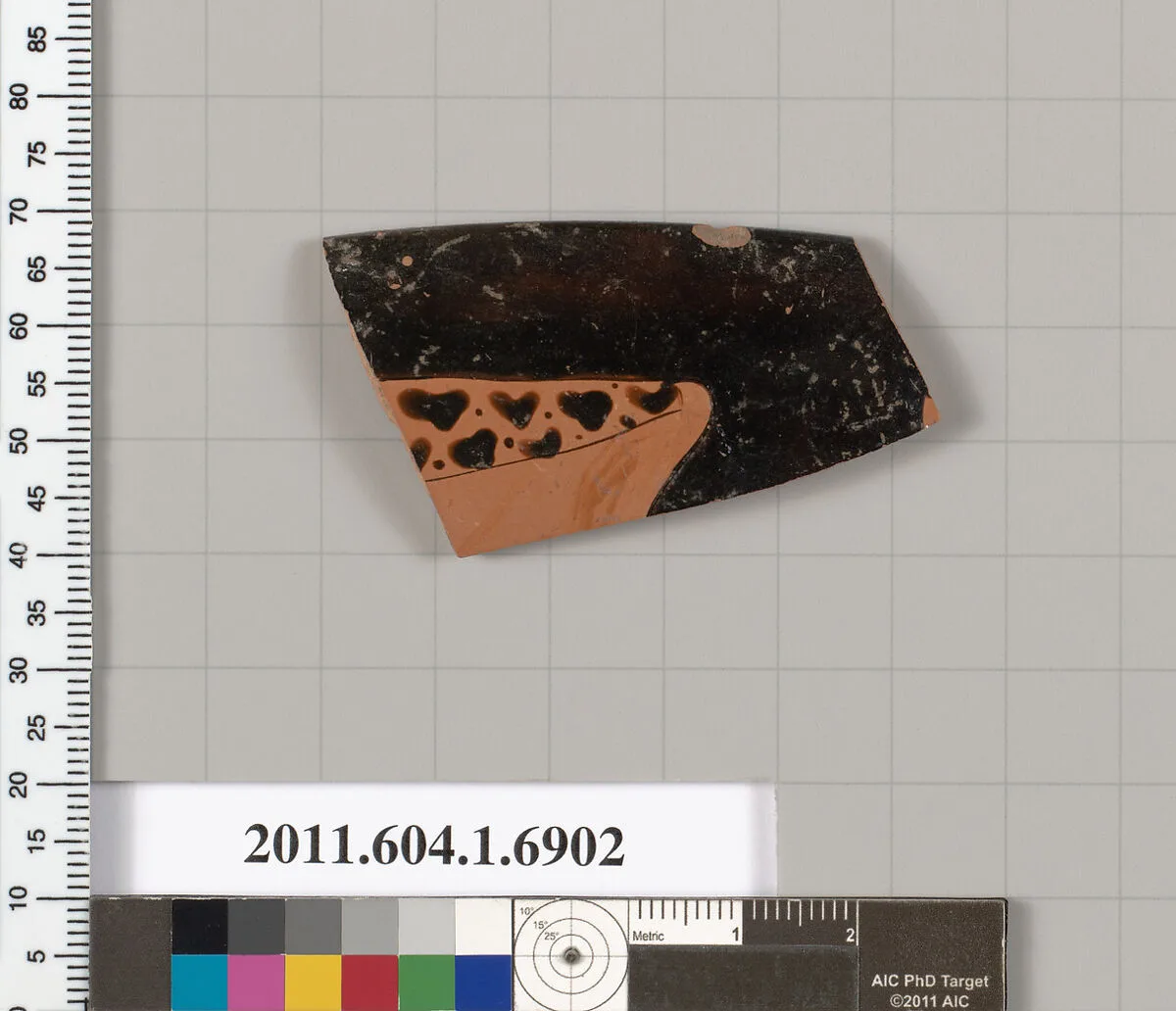 Terracotta rim fragment of a kylix (drinking cup) — Unknown