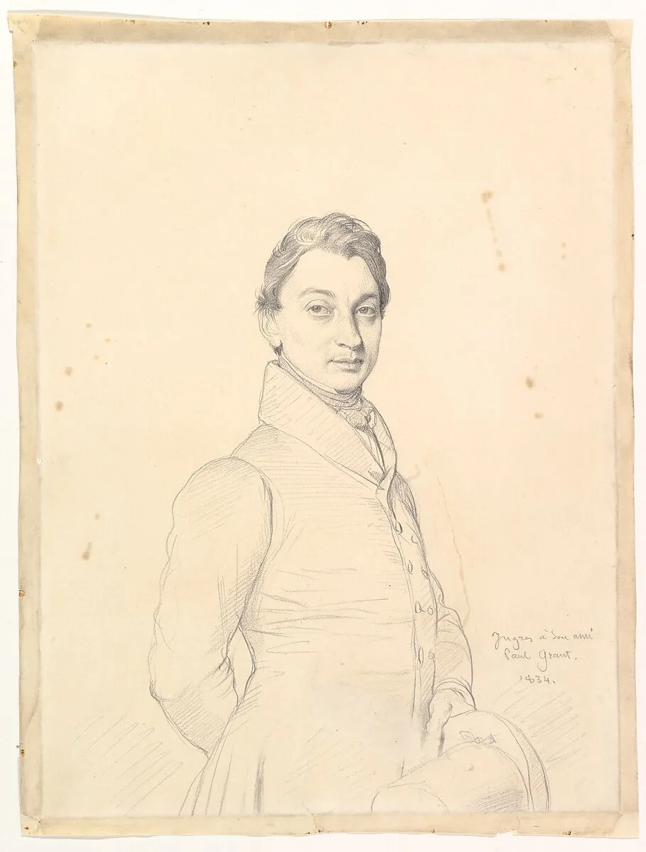 The Lawyer Paul Grand — Jean Auguste Dominique Ingres
