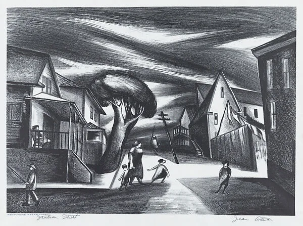 Italian Street — Jean Artman|WPA