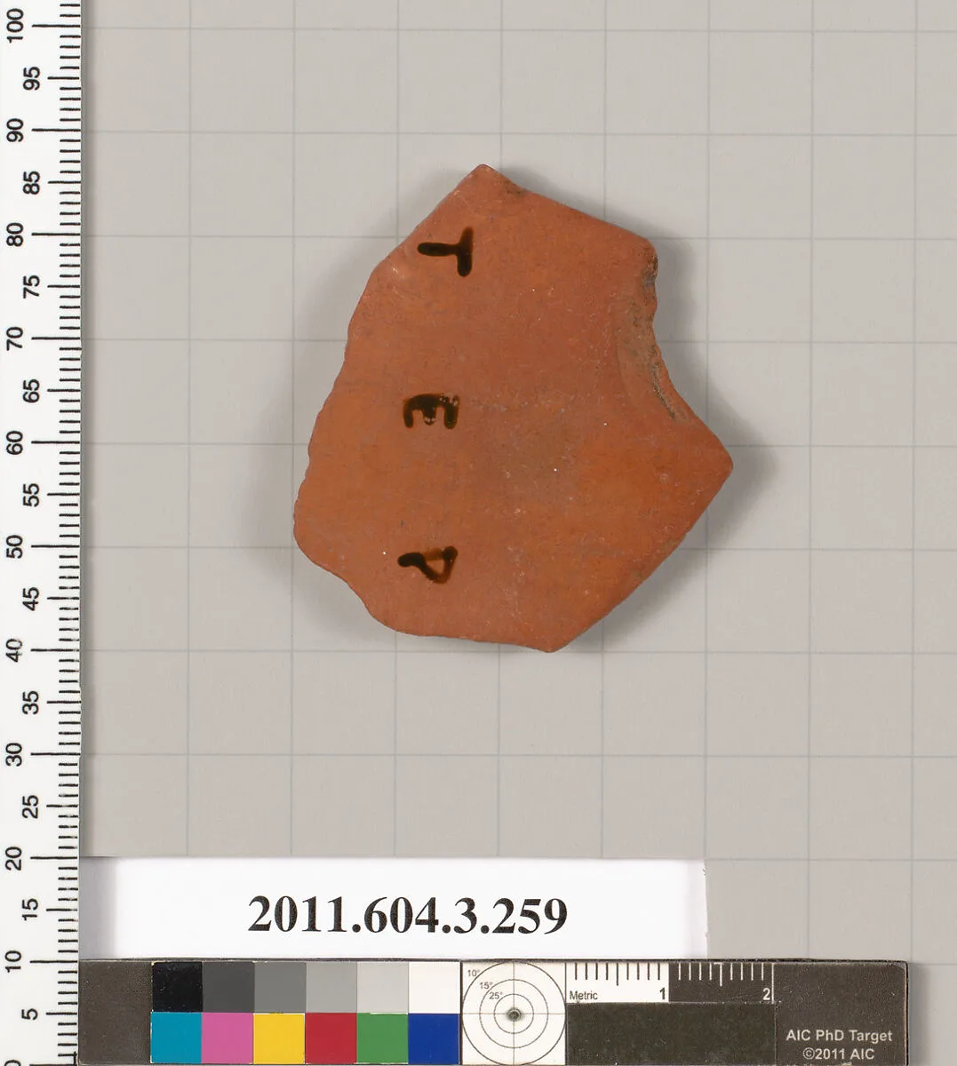 Terracotta fragment of a neck-amphora (jar) — Unknown