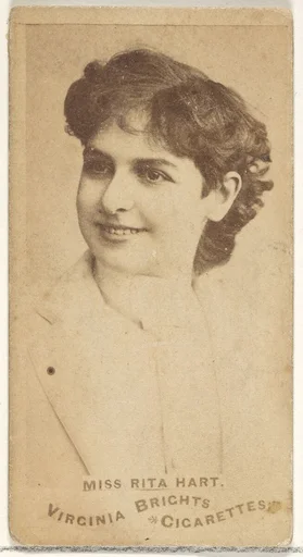 Miss Rita Hart, from the Actors and Actresses series (N45, Type 1) for Virginia Brights Cigarettes