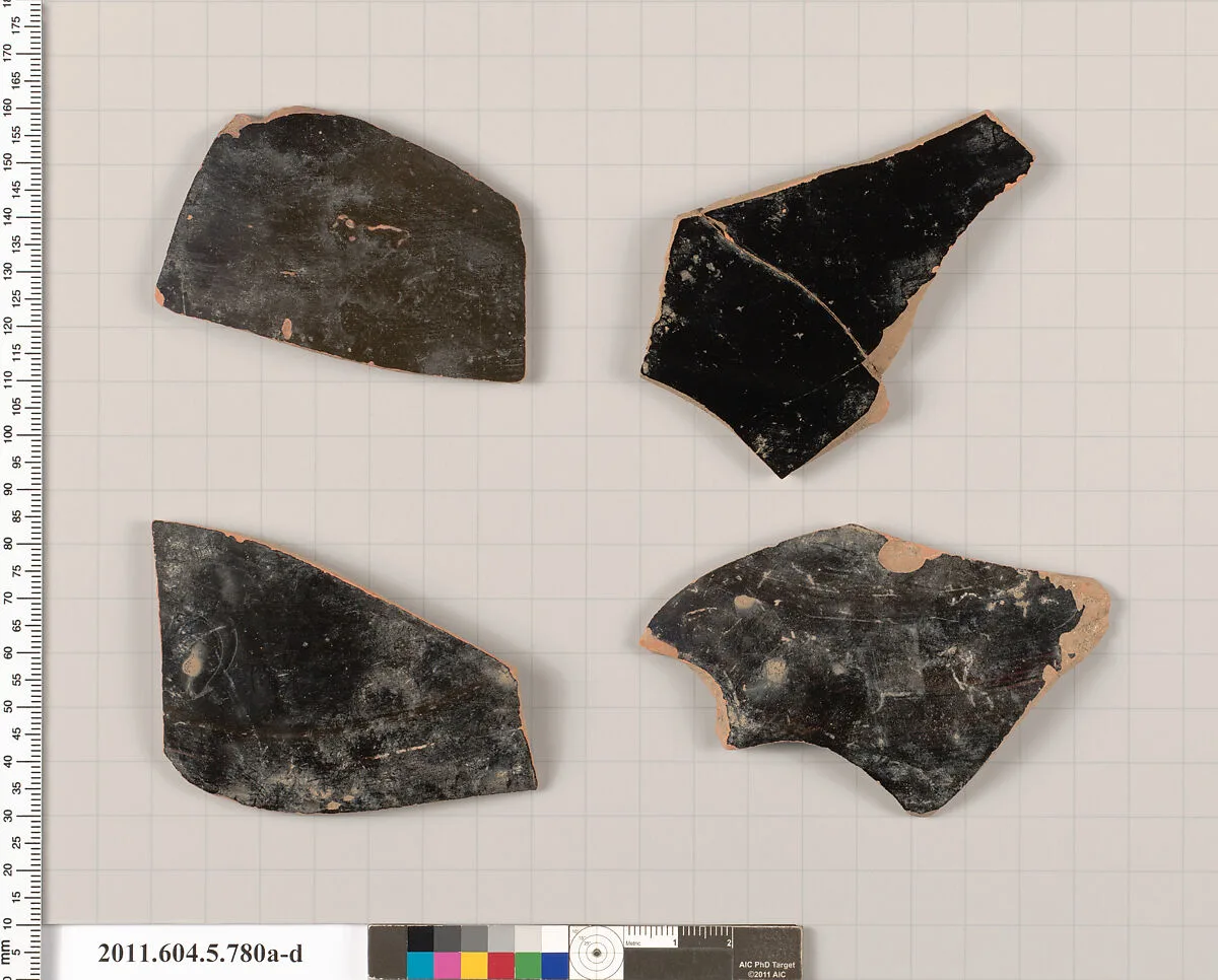 Terracotta fragments of kylikes (drinking cups) — Unknown