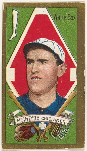 McIntyre, Chicago White Sox, American League, from the "Baseball Series" (Gold Borders) set (T205) issued by the American Tobacco Company — American Tobacco Company