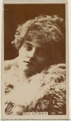 Miss Otway, from the Actors and Actresses series (N45, Type 8) for Virginia Brights Cigarettes