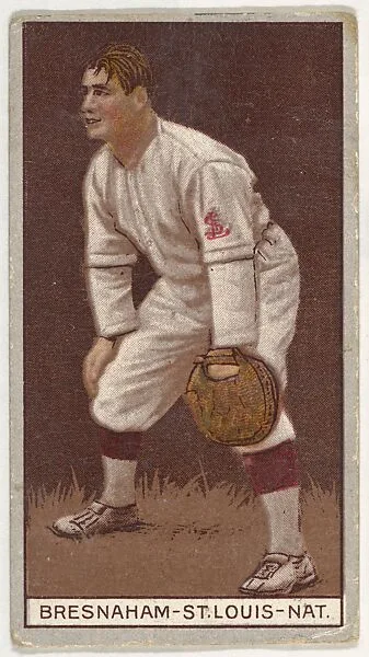Roger Bresnahan, St. Louis, National League, from the Brown Background series (T207) for the American Tobacco Company — American Tobacco Company