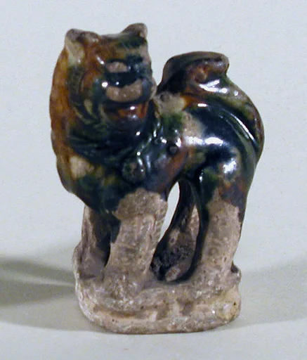 唐 三彩陶獅|Lion
