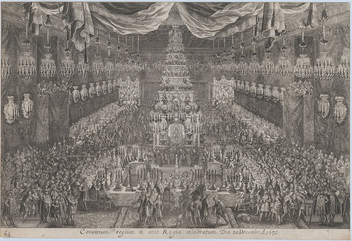 Coronation of Charles XI, Stockholm, December 20, 1672 — Georg Christoph Eimmart the Younger|David Klöcker Ehrenstrahl