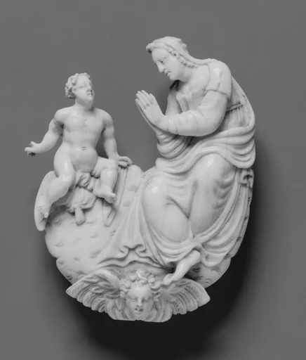 Virgin adoring the Christ Child