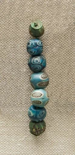 String of 7 Eyed Beads