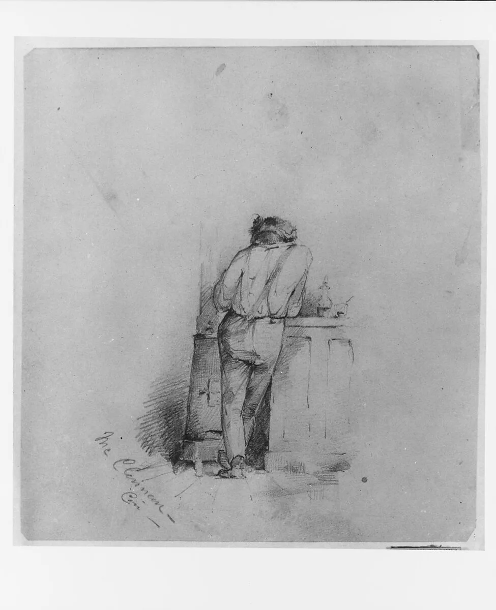 Man at Bar (from McGuire Scrapbook) — John McLenan