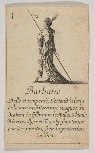 Barbarie, from "Jeu de la Géographie"