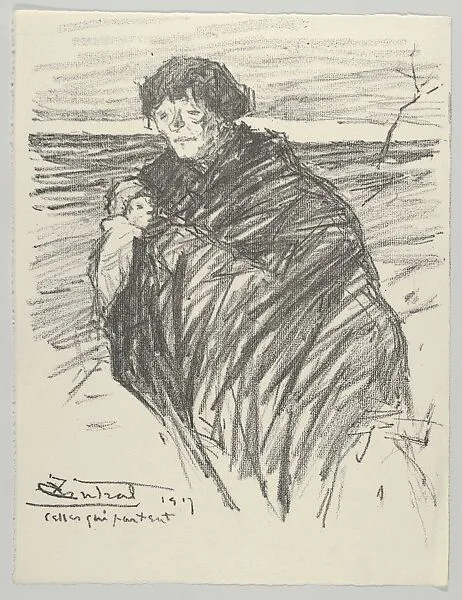 Celles qui partent, from Les Evacués — Louis-Robert Antral
