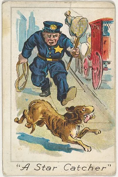"A Star Catcher", from the Baseball Comics series (T203) — Winner Cut Plug Tobacco|P.H. Mayo & Brother, Richmond, Virginia