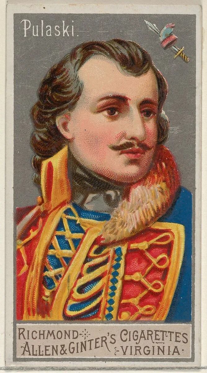 Casimir Pulaski, from the Great Generals series (N15) for Allen & Ginter Cigarettes Brands — Allen & Ginter|George S. Harris & Sons