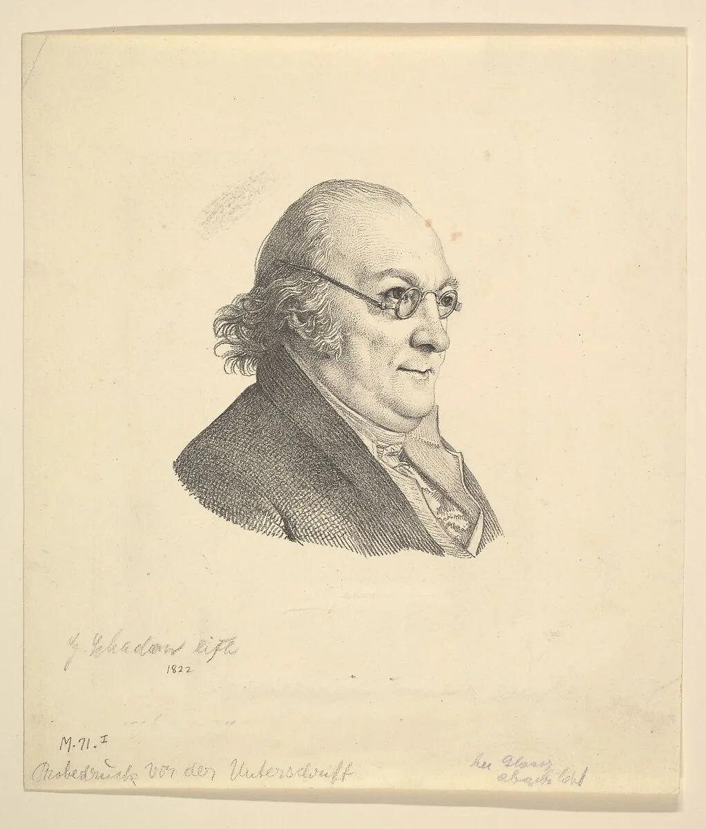 Portrait of Siegmund Wilhelm Wohlbruck (1762-1834) — Johann Gottfried Schadow
