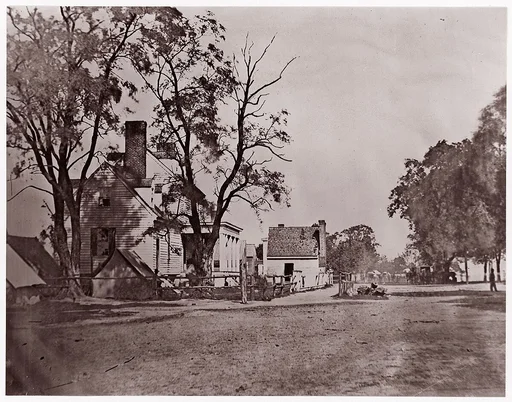 [Headquarters of Captain H. B. Blood, Assistant Quartermaster at City Point, Virginia]