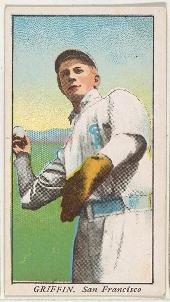 Griffin, San Francisco, from the "Obak Baseball Players" set (T212), issued by the American Tobacco Company to promote Obak Mouthpiece Cigarettes — American Tobacco Company