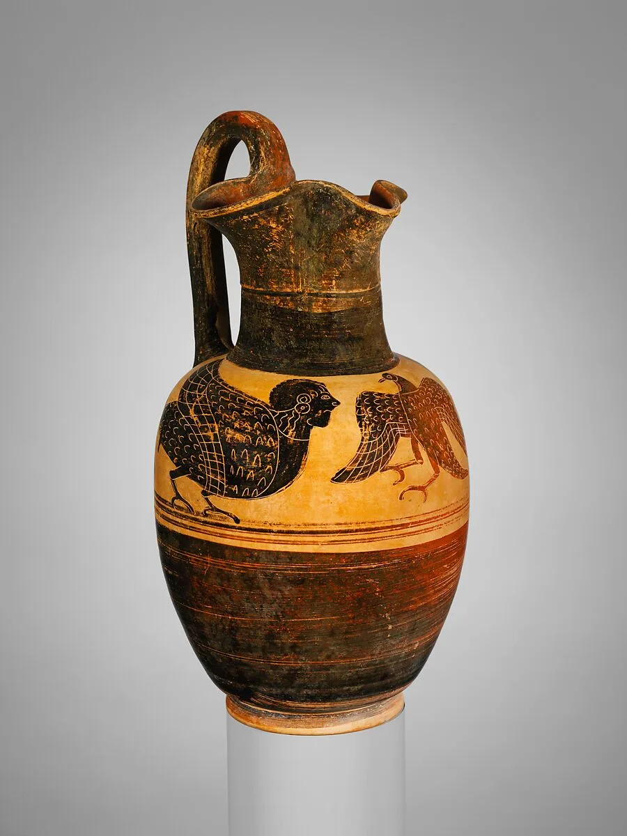 Terracotta oinochoe (jug) — Micali Painter