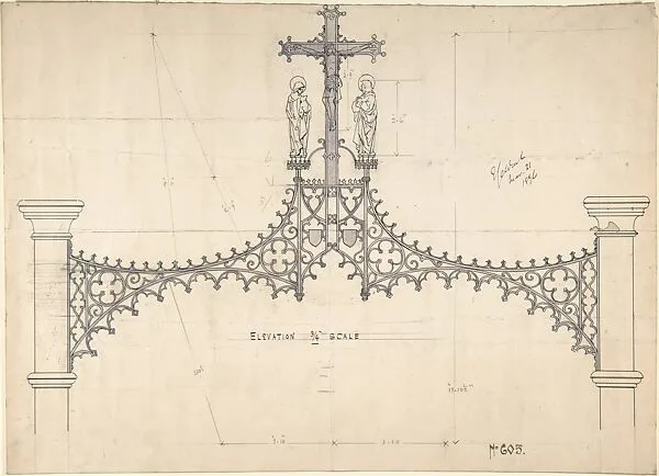 Rood and screen — Ernest Geldart