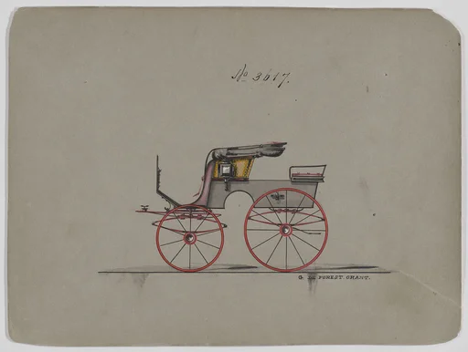 Design for 4 Seat Phaeton, no. 3617