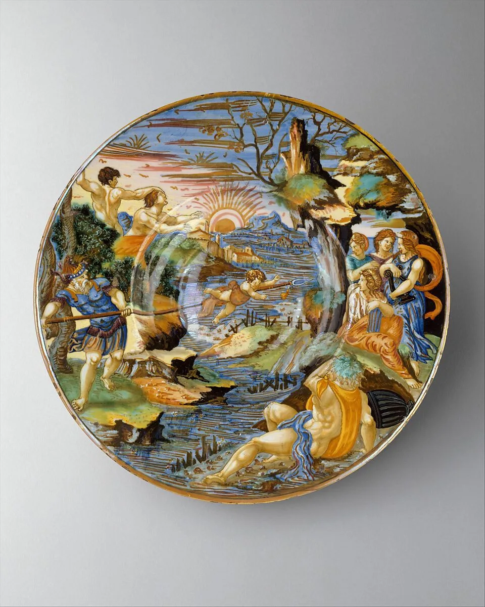 Plate (tagliere) — Francesco Xanto Avelli da Rovigo