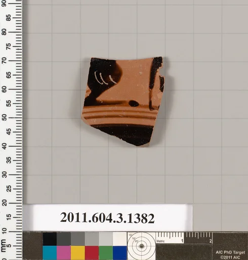 Terracotta fragment of a skyphos (deep drinking cup)