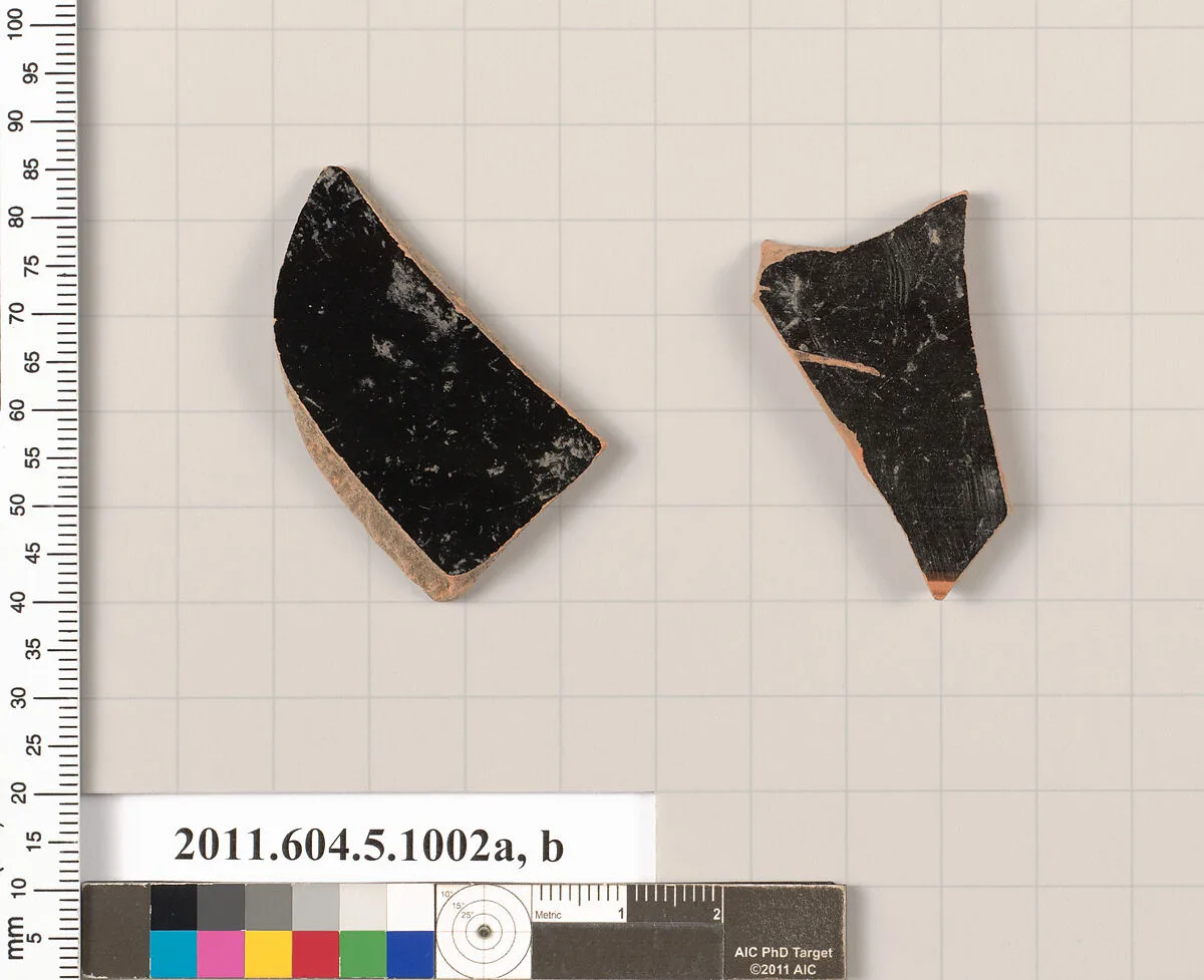 Terracotta fragments of kylikes (drinking cups) — Unknown