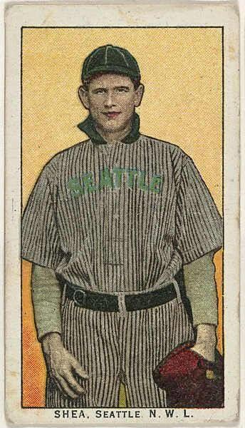 Shea, Seattle, Northwestern League, from the "Obak Baseball Players" set (T212), issued by the American Tobacco Company to promote Obak Mouthpiece Cigarettes — American Tobacco Company