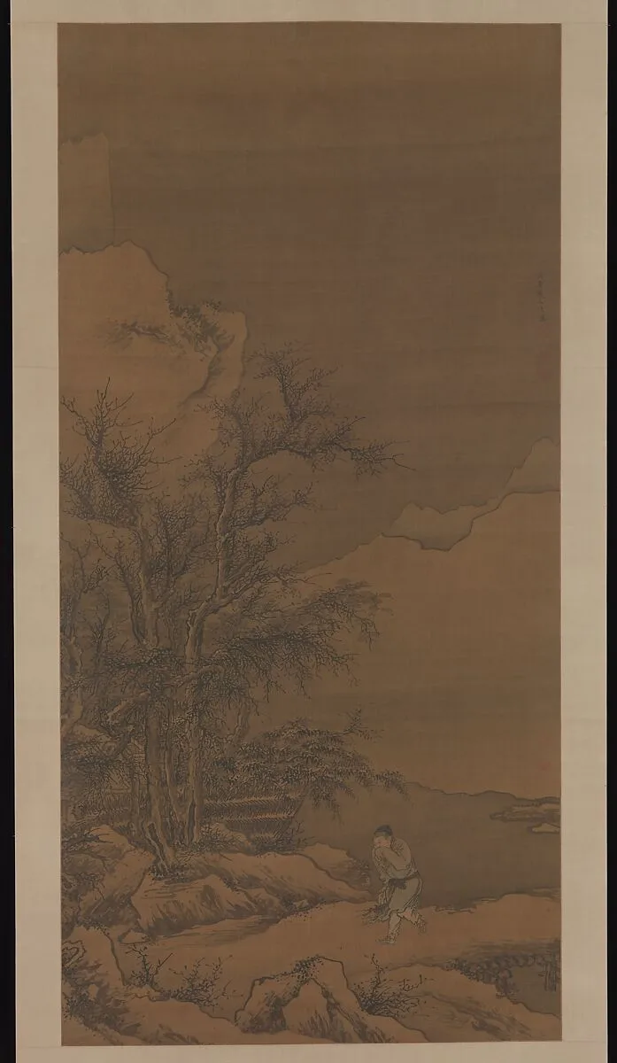 明 戴進 雪歸圖 軸|Returning home through the snow — Dai Jin